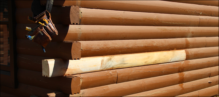 Log Home Damage Repair  Augusta County, Virginia