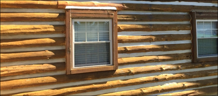 Log Home Whole Log Replacement  Churchville, Virginia